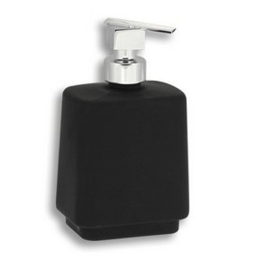 NOVASERVIS METALIA 4 dávkovač mydla na postavenie sklo-čierna 6450/1,5