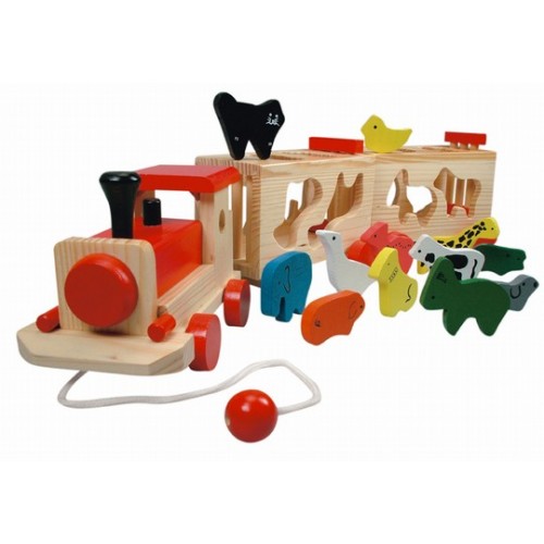 Bino hračka Vlak so zvieratkami - Zoo Trenino 690459