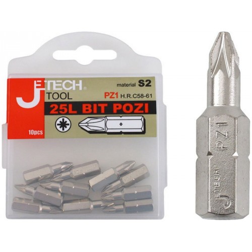 EXTOL PREMIUM hroty krížové PZ, sada 10ks, PZ 0x25mm, CrMoV 703000