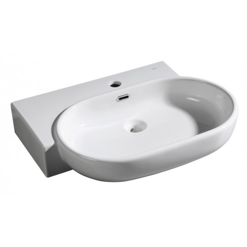 SAPHO UMÝVADLÁ ROHOVÁ 71118131 ZERO keramické umývadlo 65x50cm, pravé