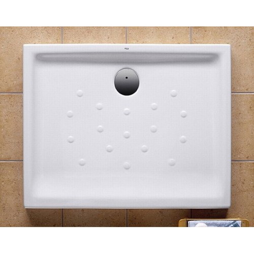 Roca Malta keramická sprchová vanička obdĺžniková 120 x 75 x 6,5 cm, biela 7373505000