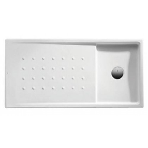 Roca Malta Walk-in keramická sprchová vanička 140 x 70 cm bez roštu, biela 737352100C