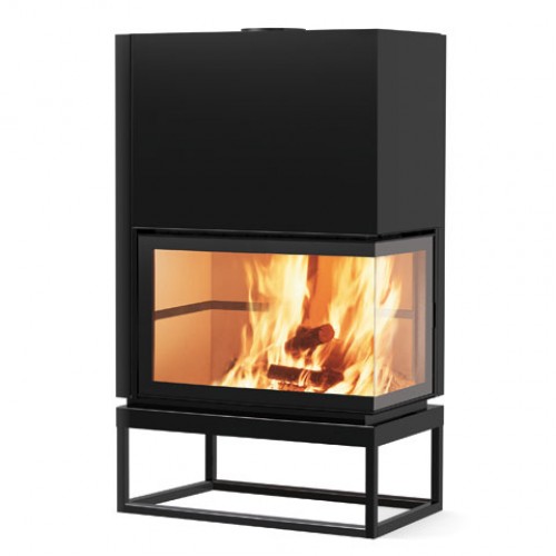 EDILKAMIN SIDE 2 V krbová vložka rohová, nútený obeh, s ventilátorom, pravé 738250