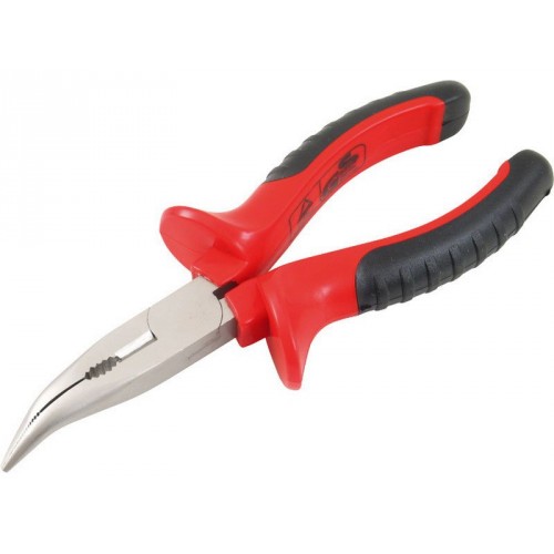 EXTOL PREMIUM kliešte pologuľaté zahnuté 160mm 7422