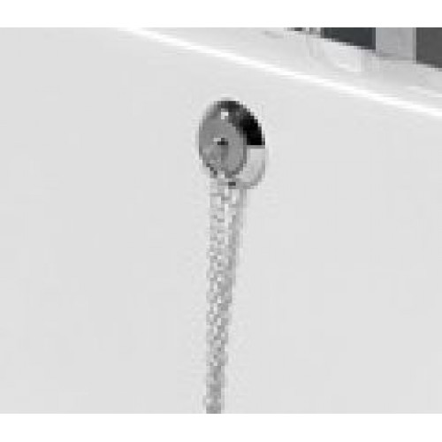 Roca Newcast výpust s prepadom a zátkou chróm 7506403400