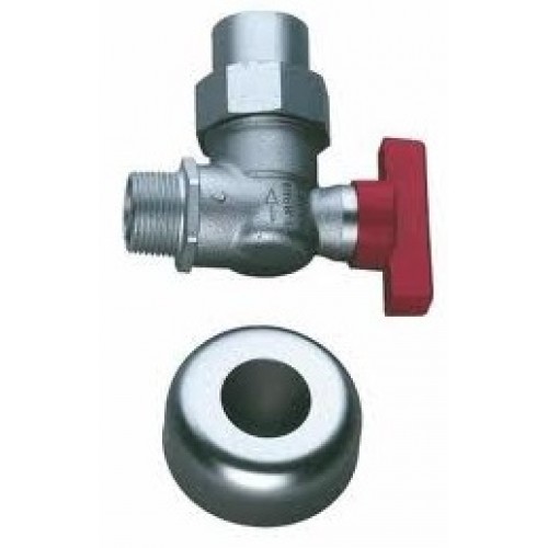 JUNKERS č 440 Údržbový kohút s rozetou (R 3 / 4 "), rohové prevedenie