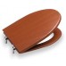 Roca America WC sedadlo s poklopom, imitácia dreva (čerešňa), SoftClose, 7801492M14