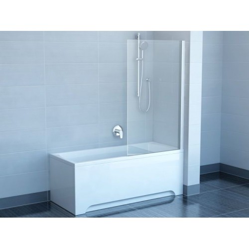 RAVAK vaňová zástena CVS1-80 L satin + Transparent 7QL40U00Z1 RAVAK vaňová zástena CVS1-80 L satin + Transparent 7QL40U00Z1