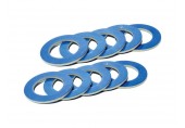 NÝVLT Ch2/135 sada plochých tesnení pre ventily, bezazbestové, 10 ks, 1", 38 × 24 × 2 mm