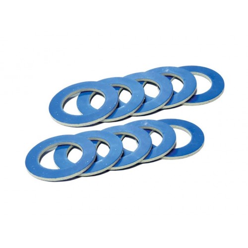 NÝVLT Ch2/135 sada plochých tesnení pre ventily, bezazbestové, 10 ks, 1", 38 × 24 × 2 mm