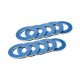 NÝVLT Ch2/135 sada plochých tesnení pre ventily, bezazbestové, 10 ks, 1", 38 × 24 × 2 mm