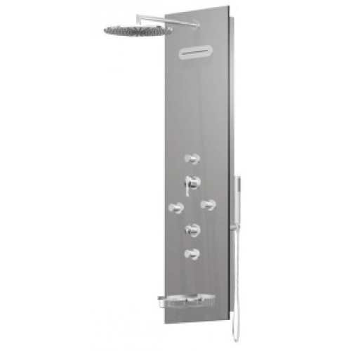 POLYSAN FLAT 80621-1300 OVAL Sprchový panel 139x40cm Aluminium POLYSAN FLAT 80621-1300 OVAL Sprchový panel 139x40cm Aluminium