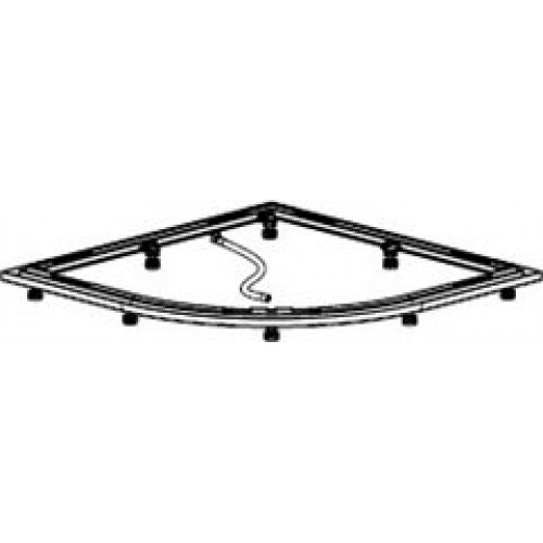 Kaldewei 7448 montážny rám ESR II 100/100 Fontana H = 2,5 cm 584574480000