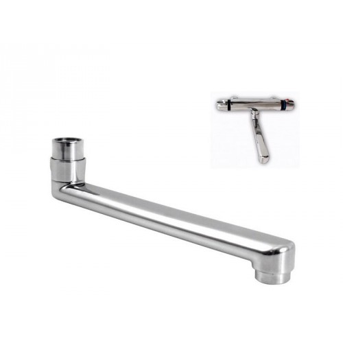 BALLETTO ramienko pre termostatickú batériu, dĺžka 21,5cm, chróm 81047