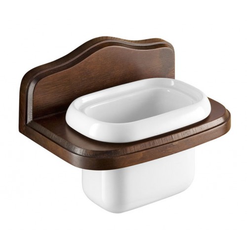 SAPHO MONTANA 8110 držiak na kefky, keramika / drevo