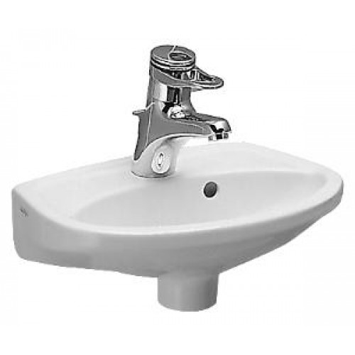 LAUFEN Traisen Umývadielko 36x25mm, s otvorom, biele 8.1193.2.000.000.1