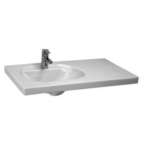 LAUFEN TALUX Umývadlo nábytkové 81x55,5mm, s otvorom, ľavé, biele 8.1467.1.000.104.1