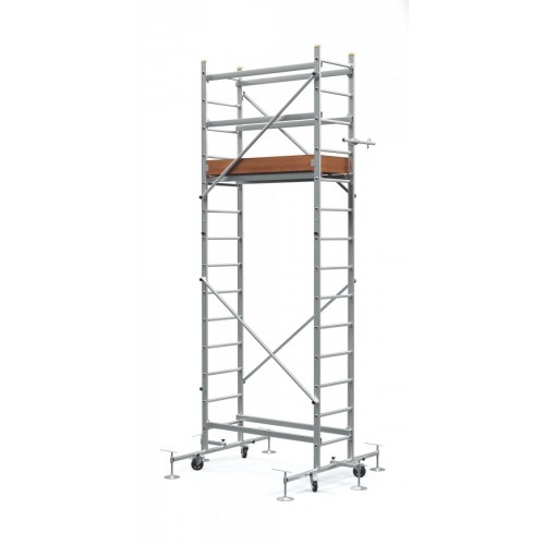 ALVE pojazdné pracovné dielcové lešenie s podvozkom s gumovými kolieskami 8200