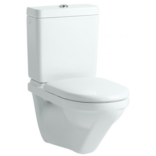 LAUFEN Moderna Plus Závesná kombi misa, hlboké splachovanie, biela 8.2054.5.000.000.1