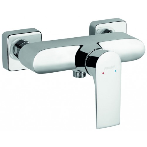 NOVASERVIS FERRO Algete SQUARE sprchová nástenná batéria 150 mm chróm bez príslušenstva 82 NOVASERVIS FERRO Algete SQUARE sprchová nástenná batéria 150 mm chróm bez príslušenstva 82