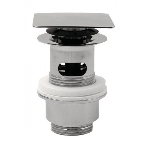 SILFRA uzatvárateľná hranatá výpusť pre umývadlá s prepadom click-clack 32-52mm 8540.360.5
