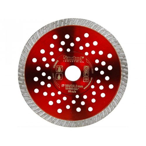 EXTOL INDUSTRIAL kotúč diamantový rezný 150x22,2mm TURBO FAST CUT 8703003 EXTOL INDUSTRIAL kotúč diamantový rezný 150x22,2mm TURBO FAST CUT 8703003