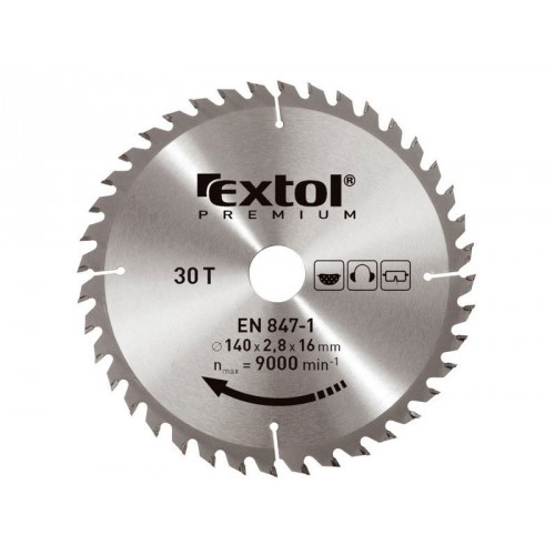 EXTOL PREMIUM kotúč pílový s SK plátkami 350x2,5x30mm 84T 8803254
