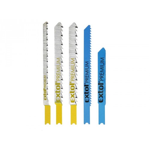 EXTOL PREMIUM pílové plátky, sada 5ks - mix plátkov 8805600