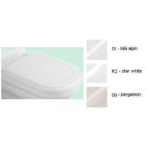 Villeroy & Boch Hommage Záchodová doska s poklopom star white Villeroy & Boch Hommage Záchodová doska s poklopom star white