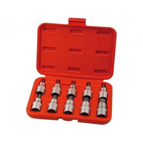 EXTOL PREMIUM kľúče zástrčné HEX 1/2", sada 10ks 8818120