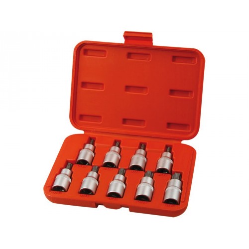 EXTOL PREMIUM kľúče zástrčné TORX, sada 9ks 8818124