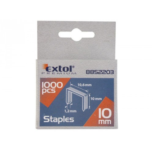 EXTOL PREMIUM spony 6mm, 10.6x0.52x1.2mm, balenie 1000ks 8852201