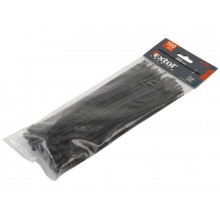 EXTOL PREMIUM sťahovacie pásky, 100x2, 5mm, čierne 8856152