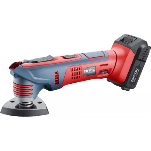 EXTOL PREMIUM Aku multičunkční brúska, rýchloupínacie 20V, Li-ion, 2000mAh 8891842