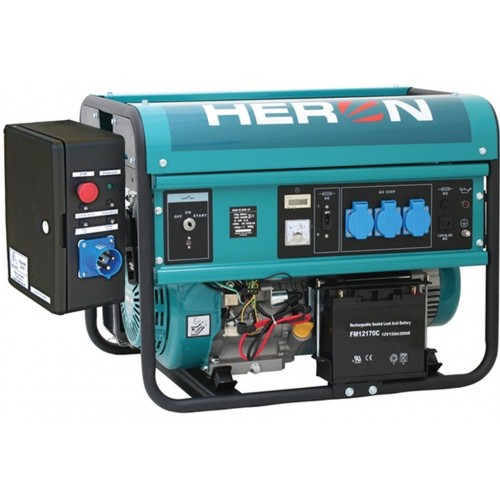 HERON EGM-55 AVR-1E Benzínový generátor, elektrický štartér 8896115-AU1