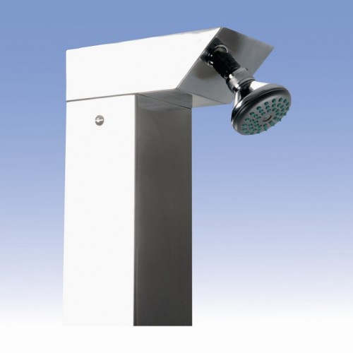 SANELA Záhradná sprcha SLSN 03V s tlačným ventilom, hlavová sprcha, 1 voda 92035