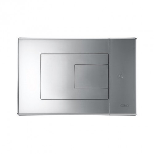 KOLO Technic Ovládacie tlačidlo Fusion 21,5x14cm 3/6l matný chróm 94124003