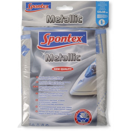 SPONTEX Metallic poťah na žehliacu dosku 135 x 50 cm