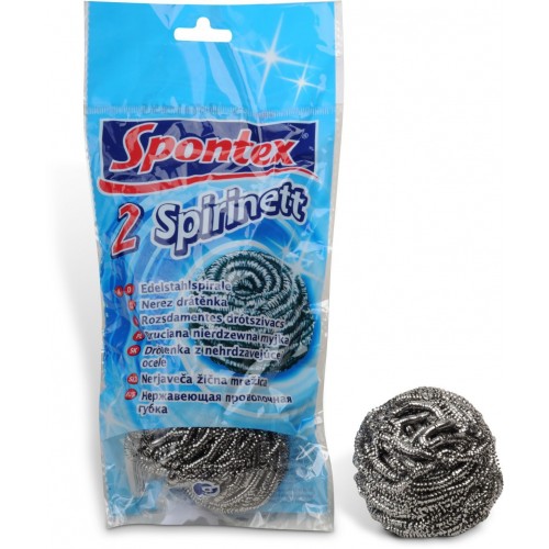 SPONTEX 2 Spirinett nerez drôtenka 97072020 SPONTEX 2 Spirinett nerez drôtenka 97072020
