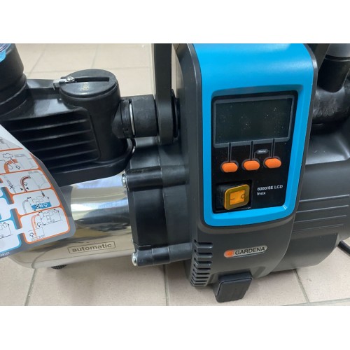 BAZÁR GARDENA 6000 / 6E LCD inox Domový vodný automat 1760-20 PO SERVISE!!