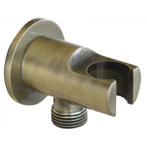 SAPHO Vývod sprchy s držiakom 1/2 ", okrúhly, bronz 981M6 SAPHO Vývod sprchy s držiakom 1/2 ", okrúhly, bronz 981M6