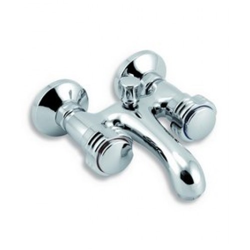 NOVASERVIS TITANIA RETRO vaňová nástenná batéria 100 mm chróm 99024 / 1,0