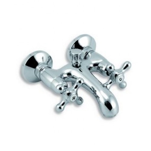 NOVASERVIS TITANIA RETRO II vaňová nástenná batéria 100 mm chróm 99124 / 1,0