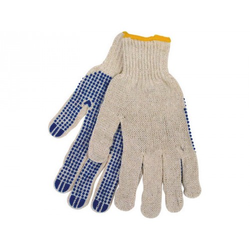Rukavice polyester s PVC terčíkmi na dlani, veľkosť 10" 9978 Rukavice polyester s PVC terčíkmi na dlani, veľkosť 10" 9978
