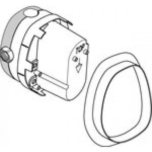 IDEAL Standard CERATHERM 200 podomít. ventil diel Aj na závit tesnenie gumové 3 / 4 "A2359