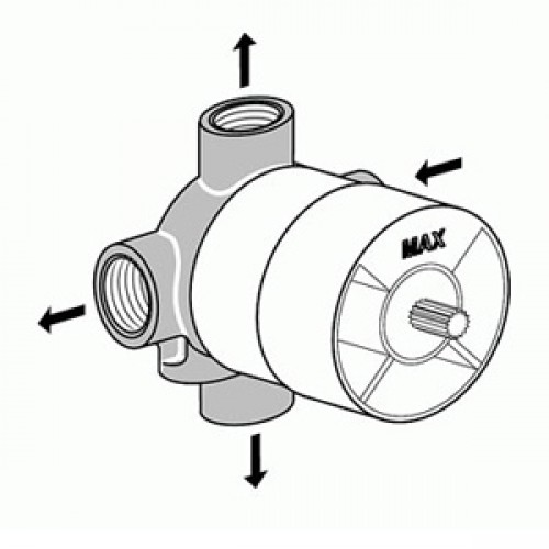 IDEAL Standard štvorcestný ventil A2393NU