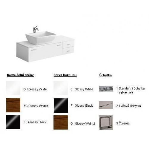 Central Line Fashion Spod.skrinka 1320x340x470mm Walnut,úchytka štandard. čiel.stena Walnu Central Line Fashion Spod.skrinka 1320x340x470mm Walnut,úchytka štandard. čiel.stena Walnu