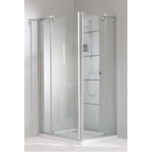 HÜPPE Classics A2xA1 800/800 Sprchovací kút rohový AntiPlaque / striebro mat 501151087322