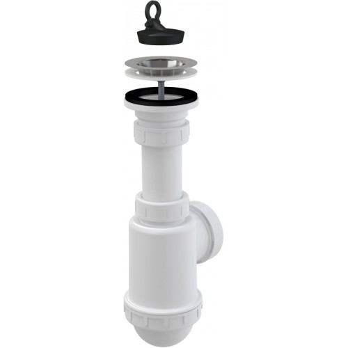 ALCAPLAST Sifón drezový s nerezovou mriežkou priemer 70mm A441 ALCAPLAST Sifón drezový s nerezovou mriežkou priemer 70mm A441