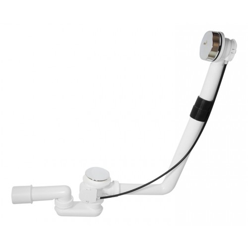 ALCAPLAST Sifón vaňový automat komplet kov (dĺžka 80 cm) A550KM80